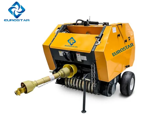 Round Hay Baler Mini Large Small Square Grass Silage Straw Packing Machine